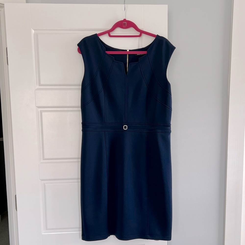 Ellen Tracy Navy Blue Dress